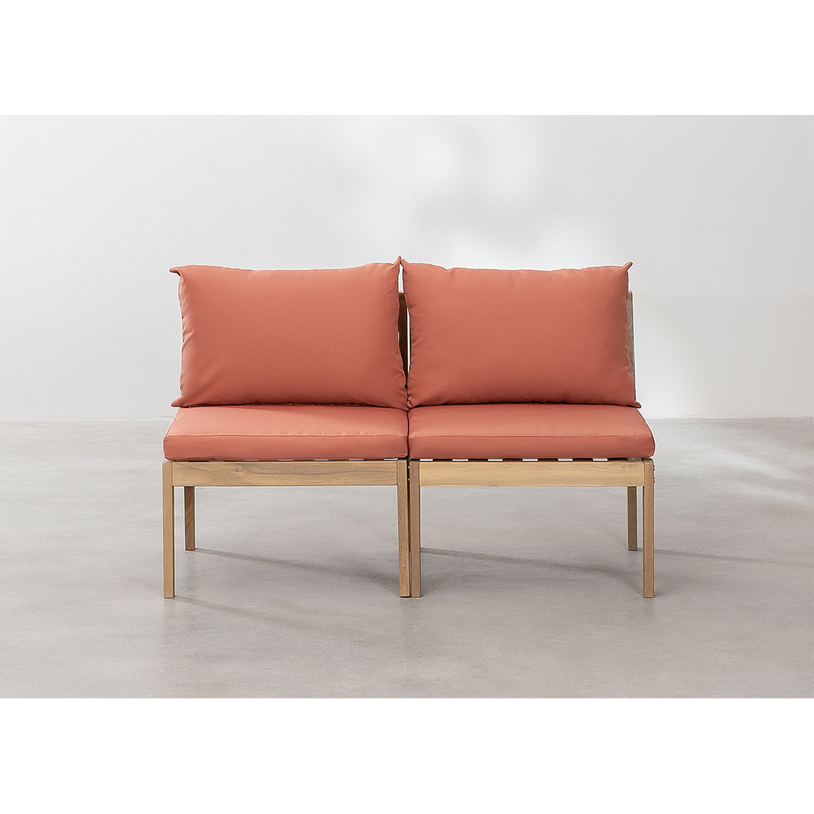 Sofa de Jardín de 2 Piezas Filips terracota 3