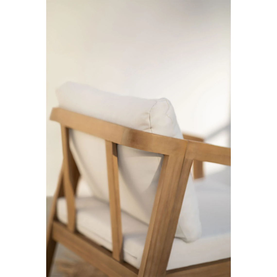 Terraza en madera de acacia 2 plazas y Mesa de Centro Kaela 4