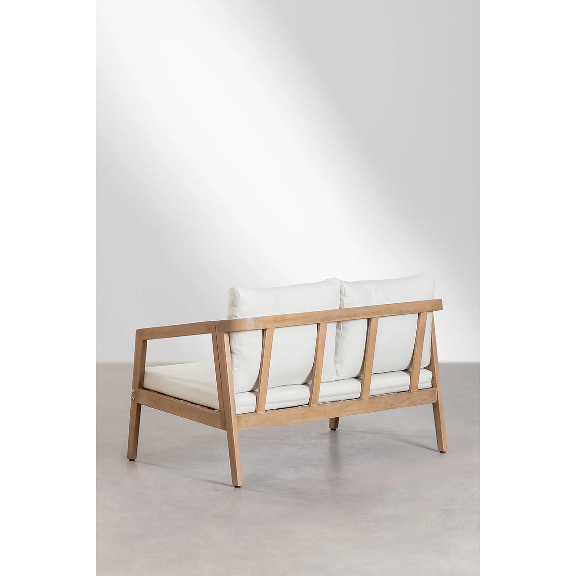 Terraza en madera de acacia 2 plazas y Mesa de Centro Kaela 7