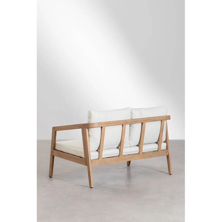 Terraza en madera de acacia 2 plazas y Mesa de Centro Kaela 7