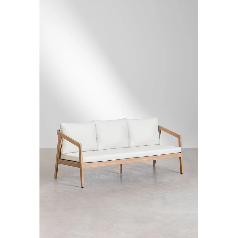 Terraza en madera de acacia 3 plazas y Mesa de Centro Kaela 3