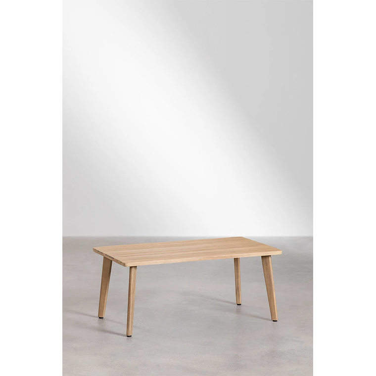 Terraza en madera de acacia 3 plazas y Mesa de Centro Kaela 9