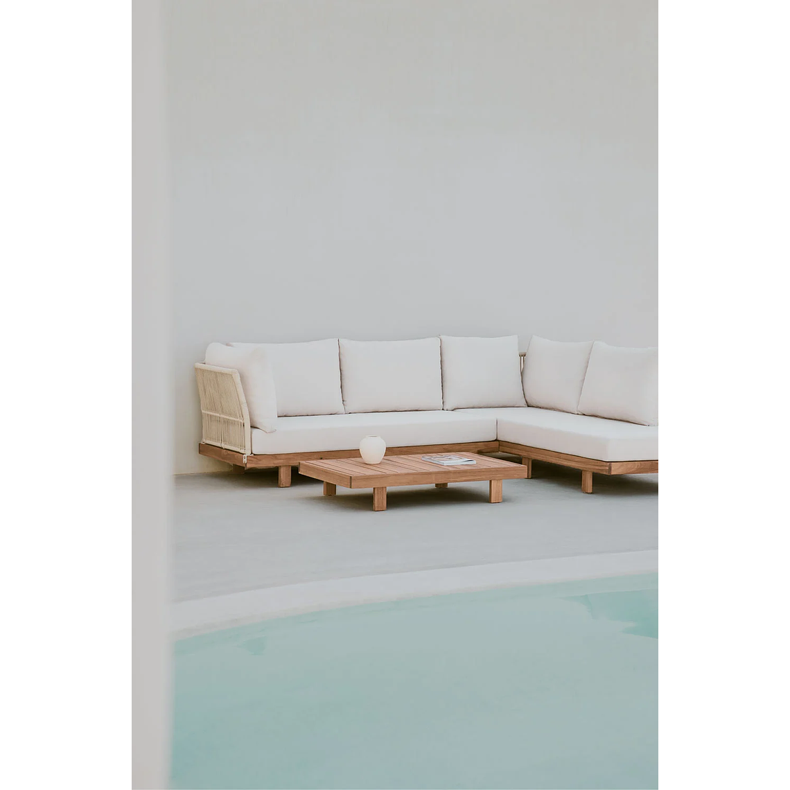 Terraza de Jardín en Cuerda y Madera de Acacia Dailin 1