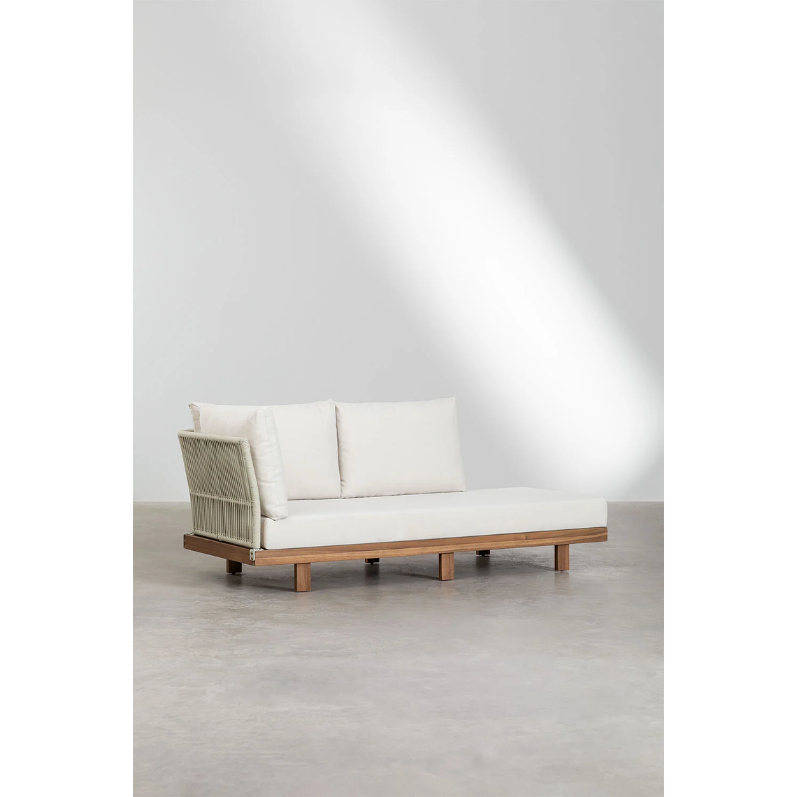 Terraza de Jardín en Cuerda y Madera de Acacia Dailin 3