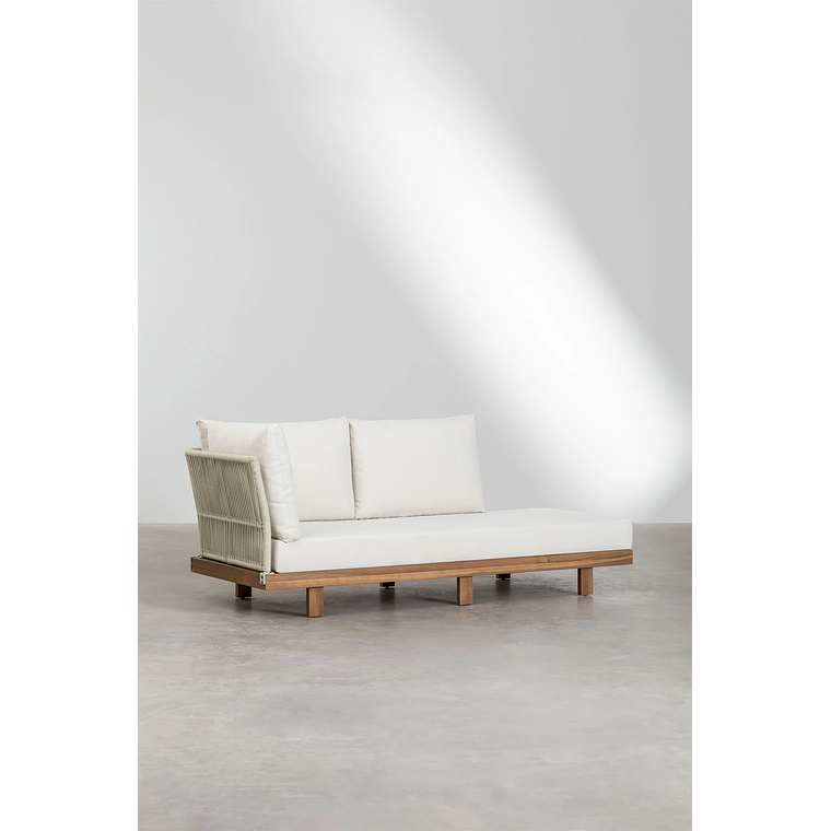 Terraza de Jardín en Cuerda y Madera de Acacia Dailin 3