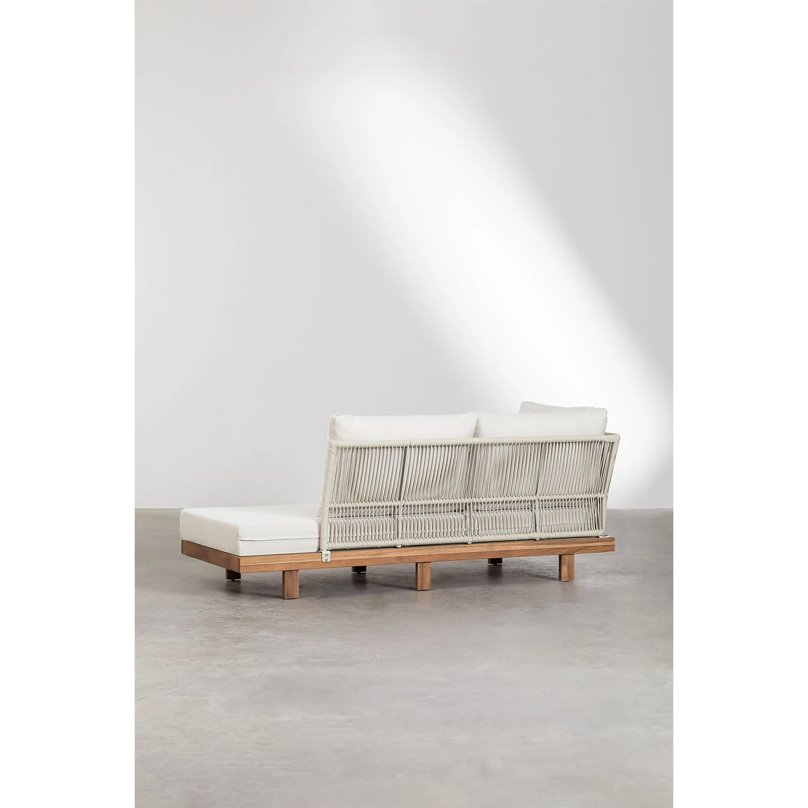 Terraza de Jardín en Cuerda y Madera de Acacia Dailin 4