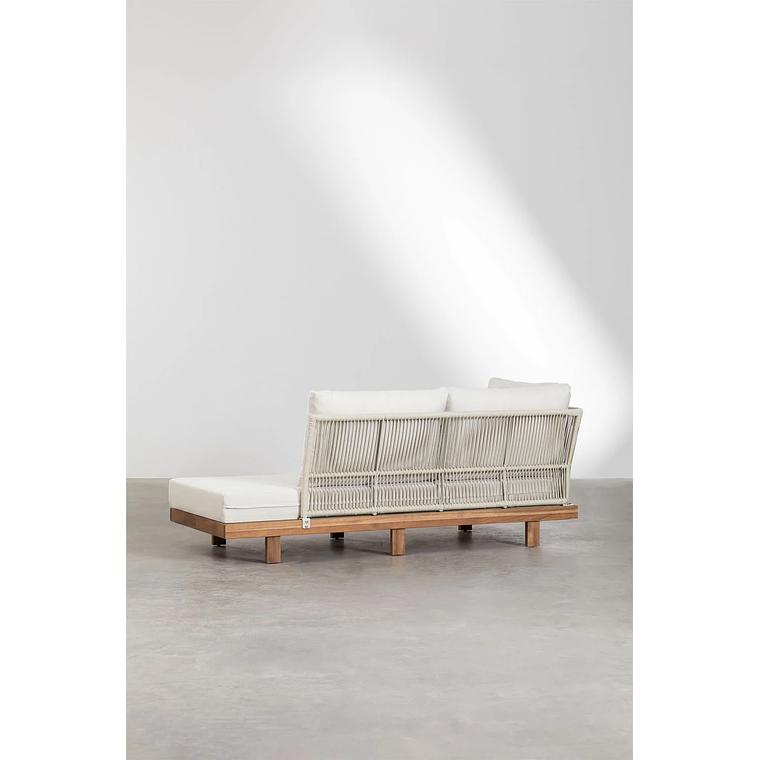 Terraza de Jardín en Cuerda y Madera de Acacia Dailin 4