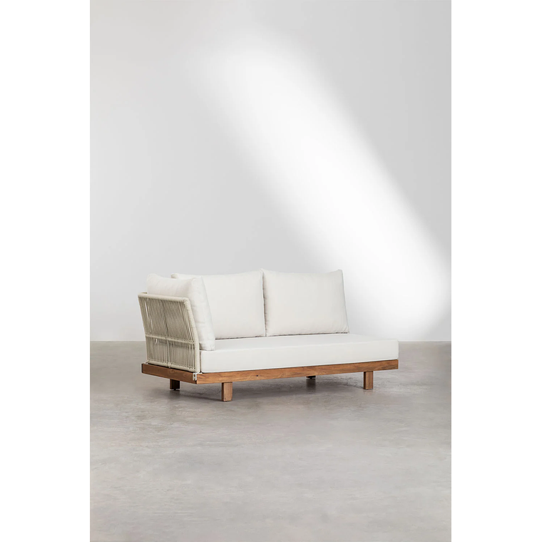 Terraza de Jardín en Cuerda y Madera de Acacia Dailin 5