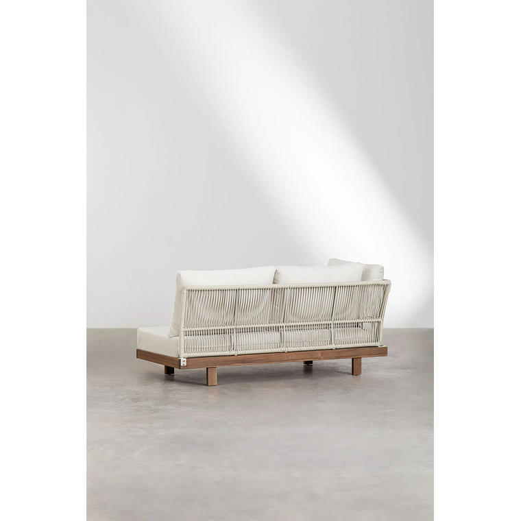 Terraza de Jardín en Cuerda y Madera de Acacia Dailin 6