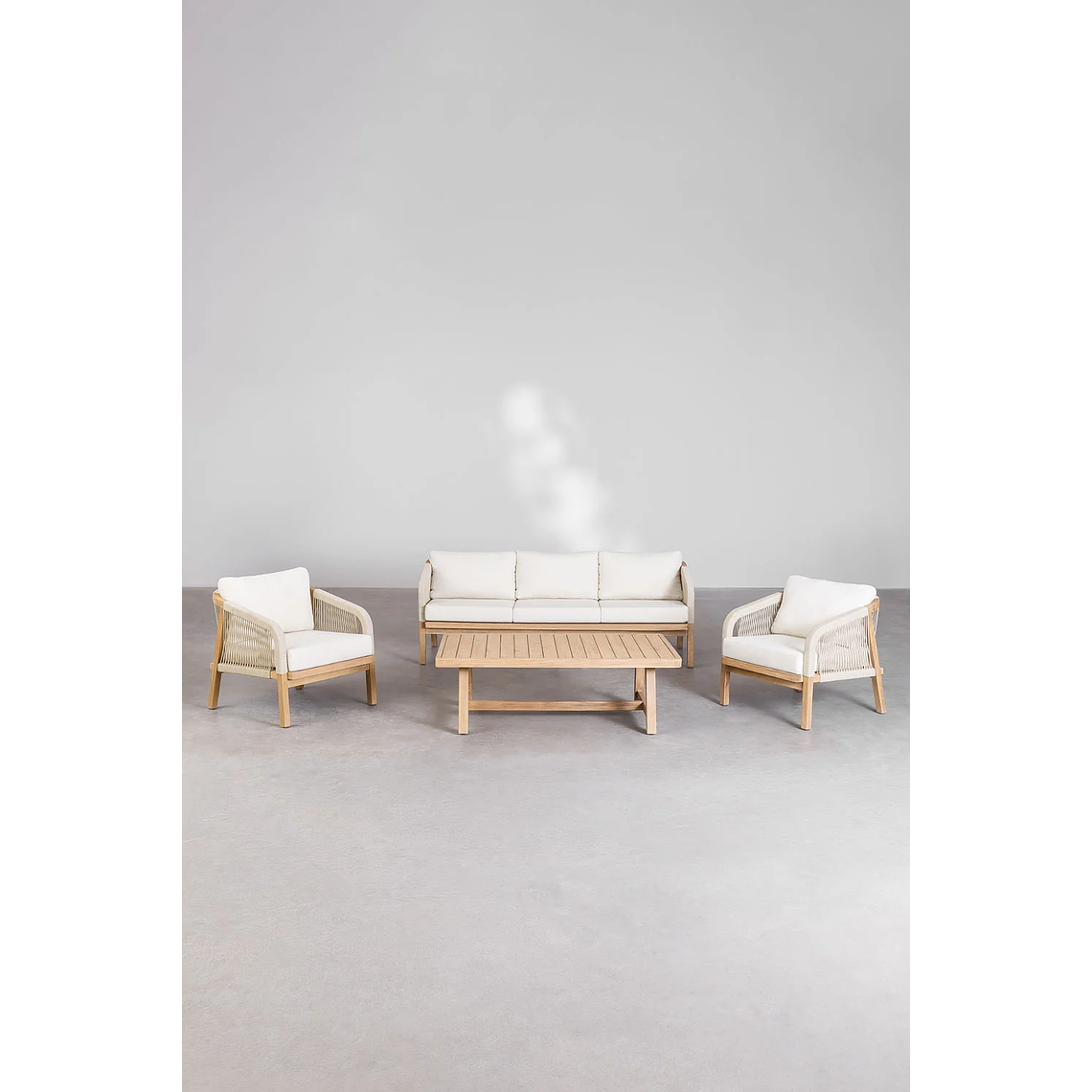 Terraza de Jardín con Sofá de 3 Plazas Dubai 1