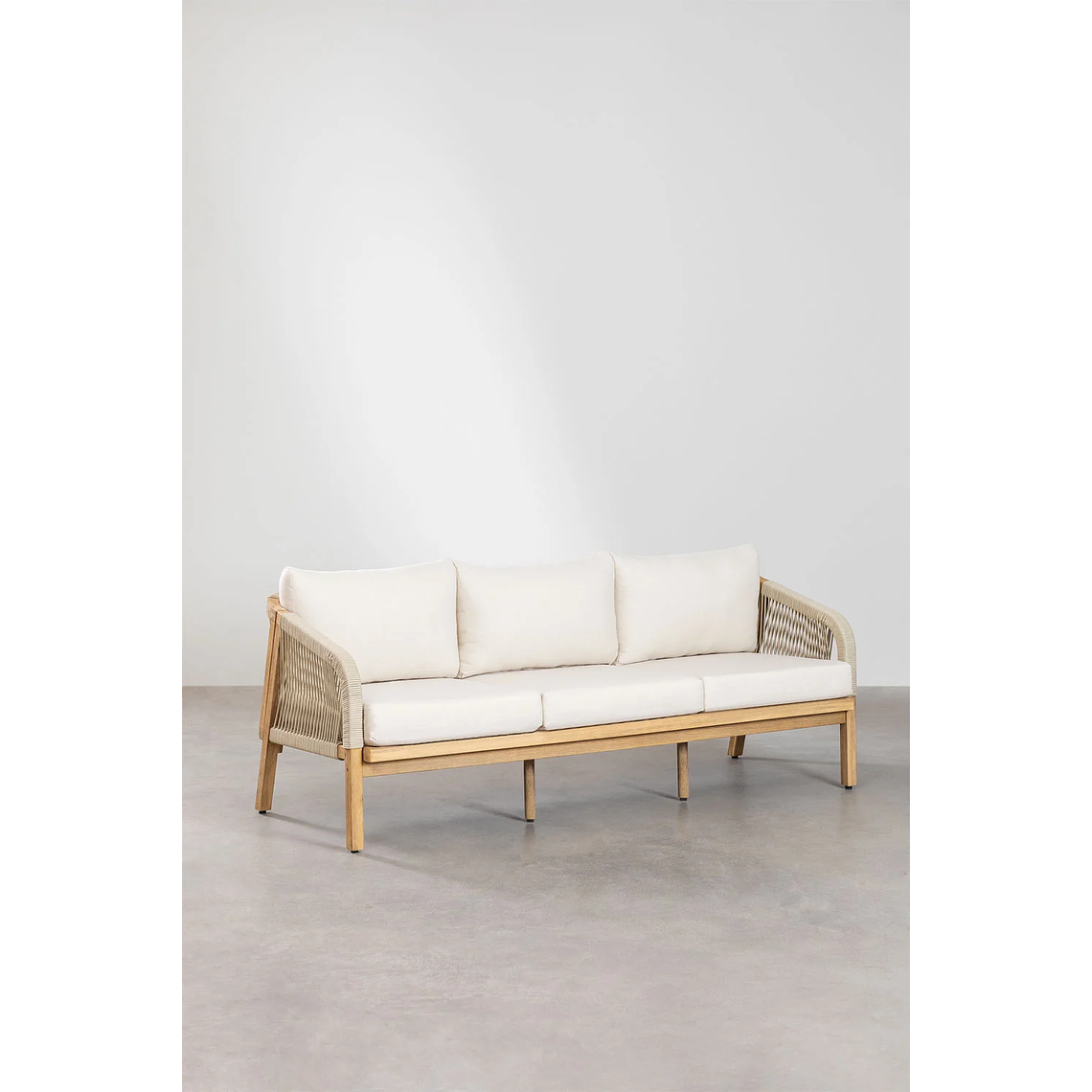 Terraza de Jardín con Sofá de 3 Plazas Dubai 5