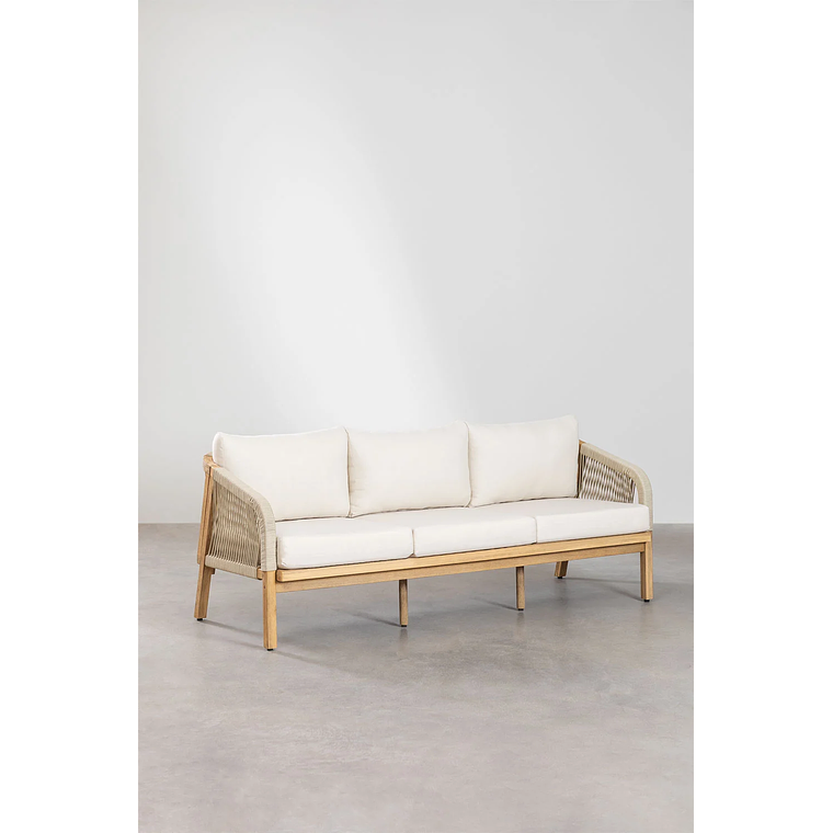 Terraza de Jardín con Sofá de 3 Plazas Dubai 5