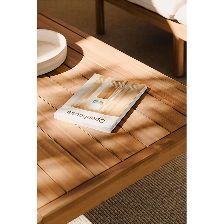 Terraza de Jardín con Sofá de 5 Plazas en Madera de Acacia Melvin 2