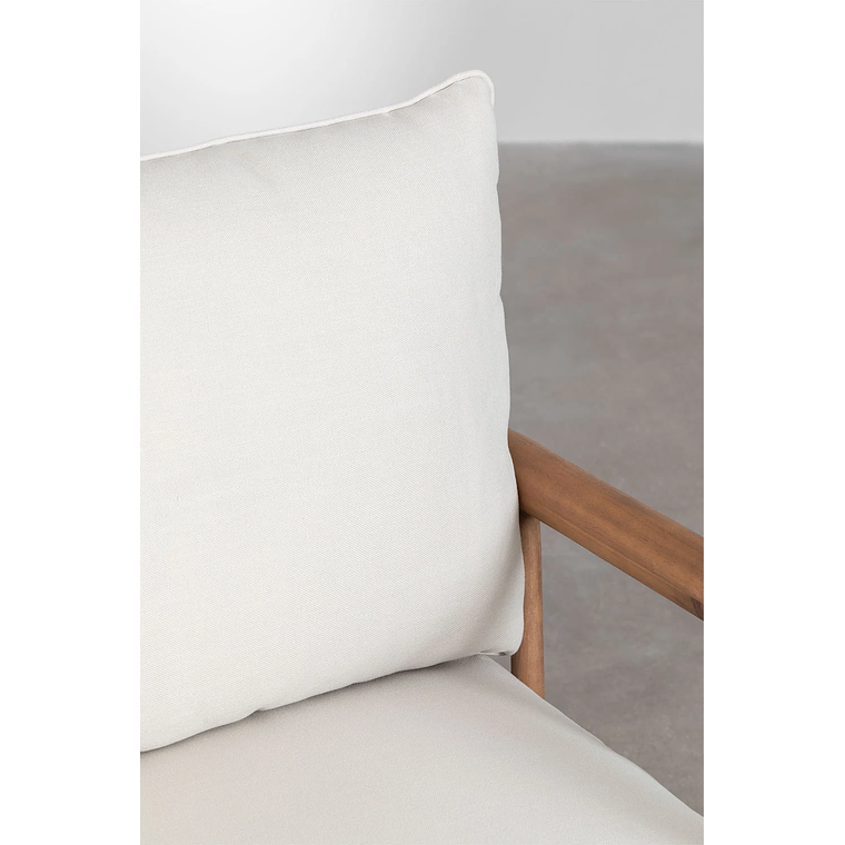 Terraza de Jardín con Sofá de 5 Plazas en Madera de Acacia Melvin 6