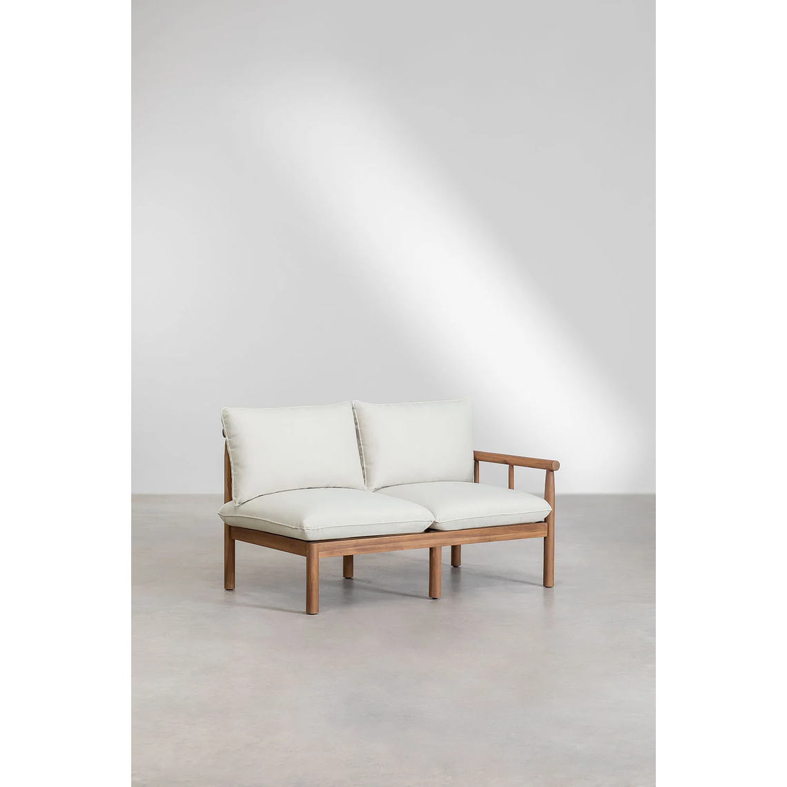 Terraza de Jardín con Sofá de 5 Plazas en Madera de Acacia Melvin 7