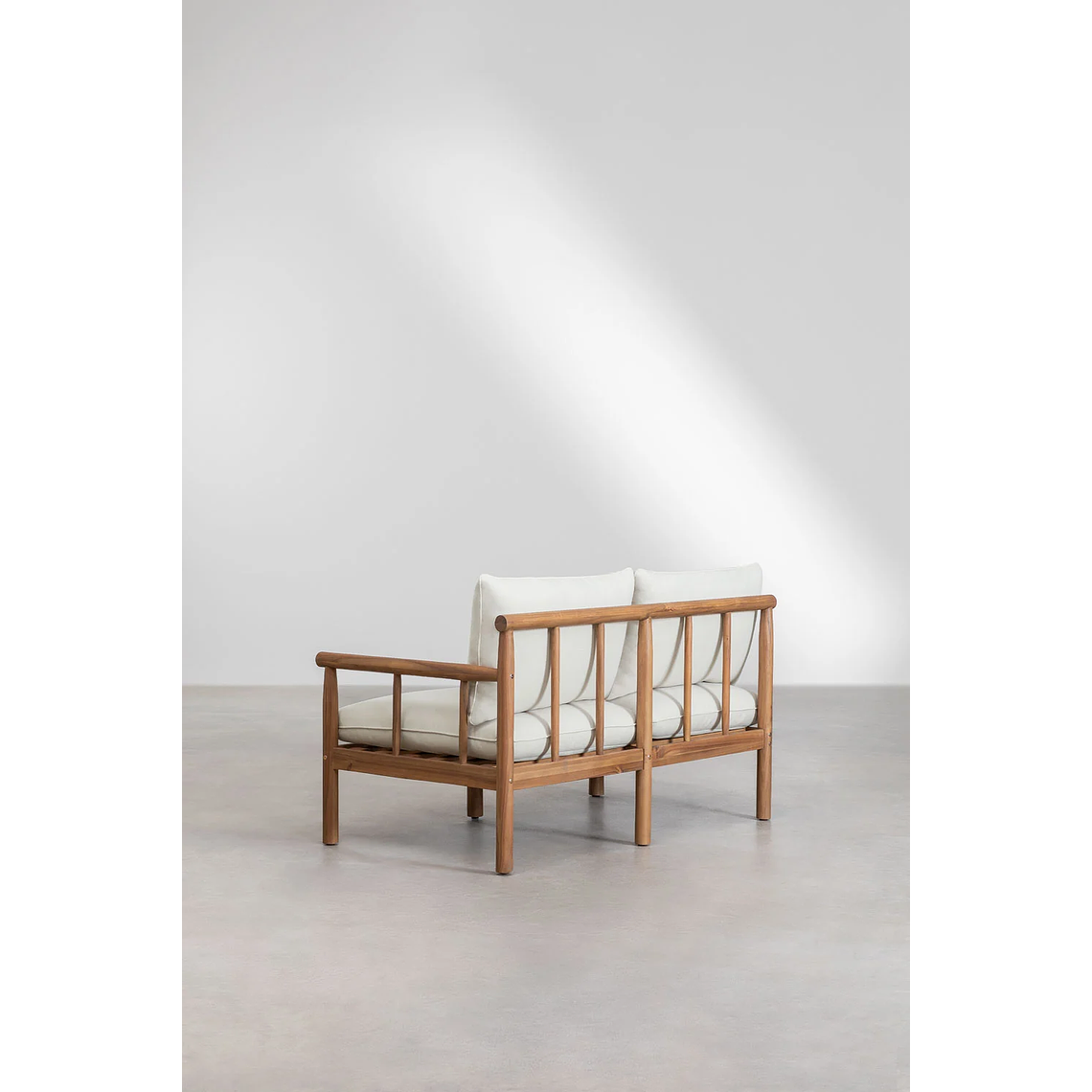 Terraza de Jardín con Sofá de 5 Plazas en Madera de Acacia Melvin 8