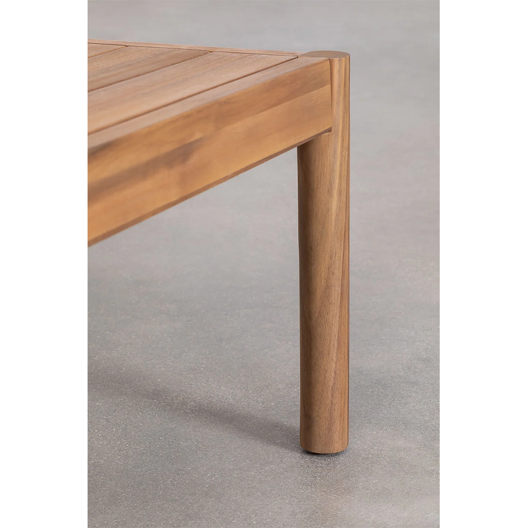 Terraza de Jardín con Sofá de 5 Plazas en Madera de Acacia Melvin 9