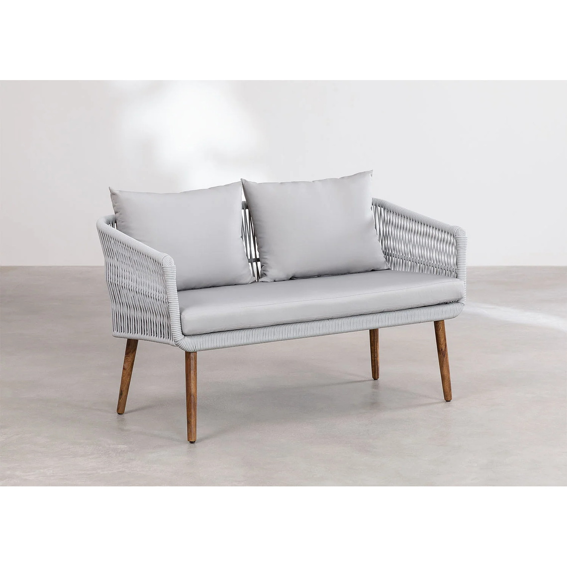 Terraza de Jardín 4 plazas Barker Style Gris 3