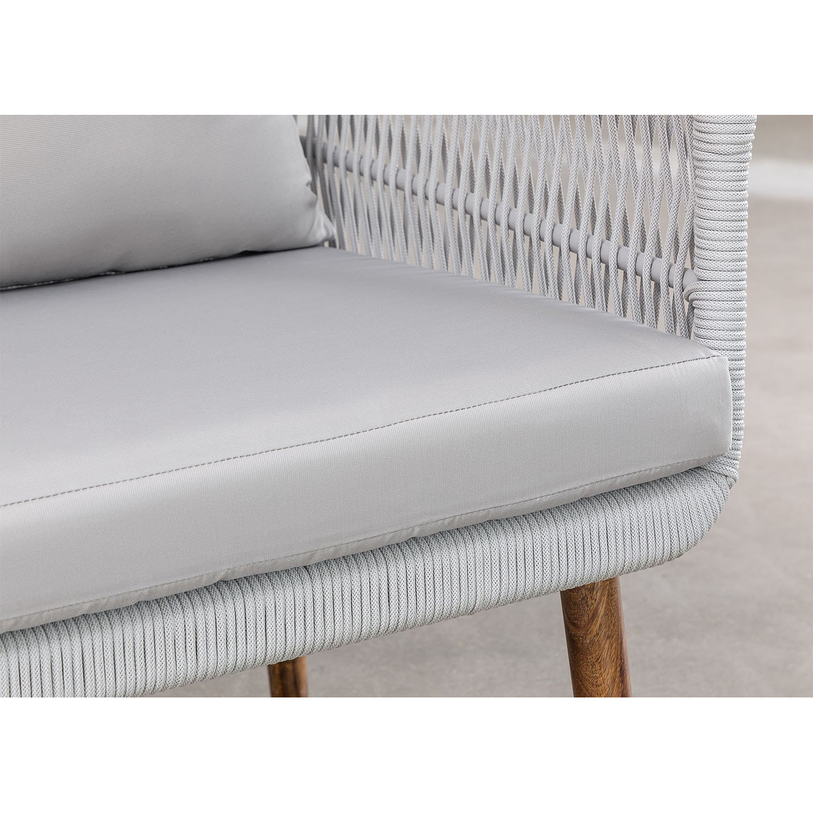 Terraza de Jardín 4 plazas Barker Style Gris 6