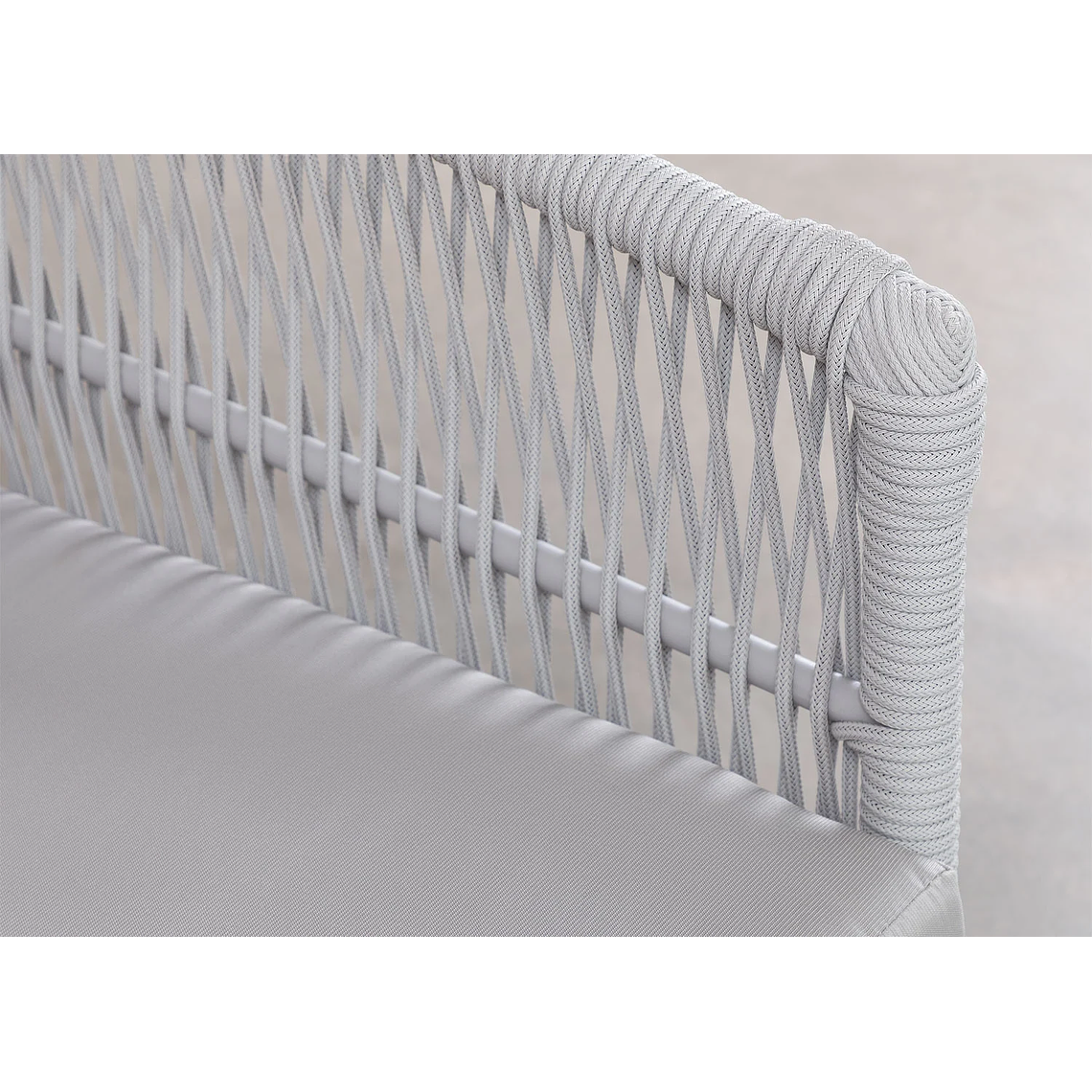 Terraza de Jardín 4 plazas Barker Style Gris 7