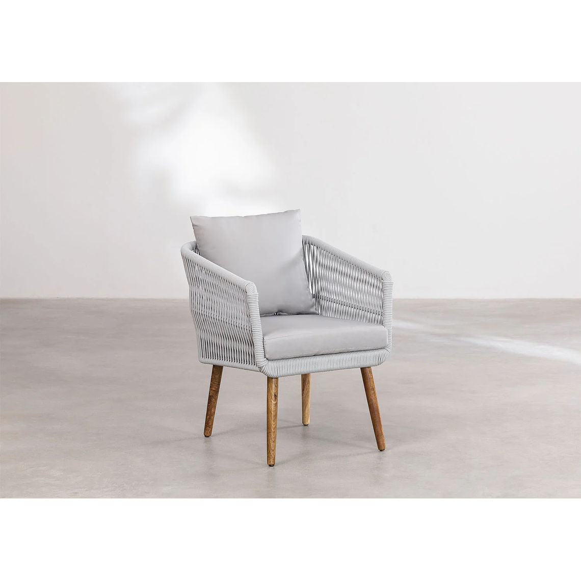 Terraza de Jardín 4 plazas Barker Style Gris 8