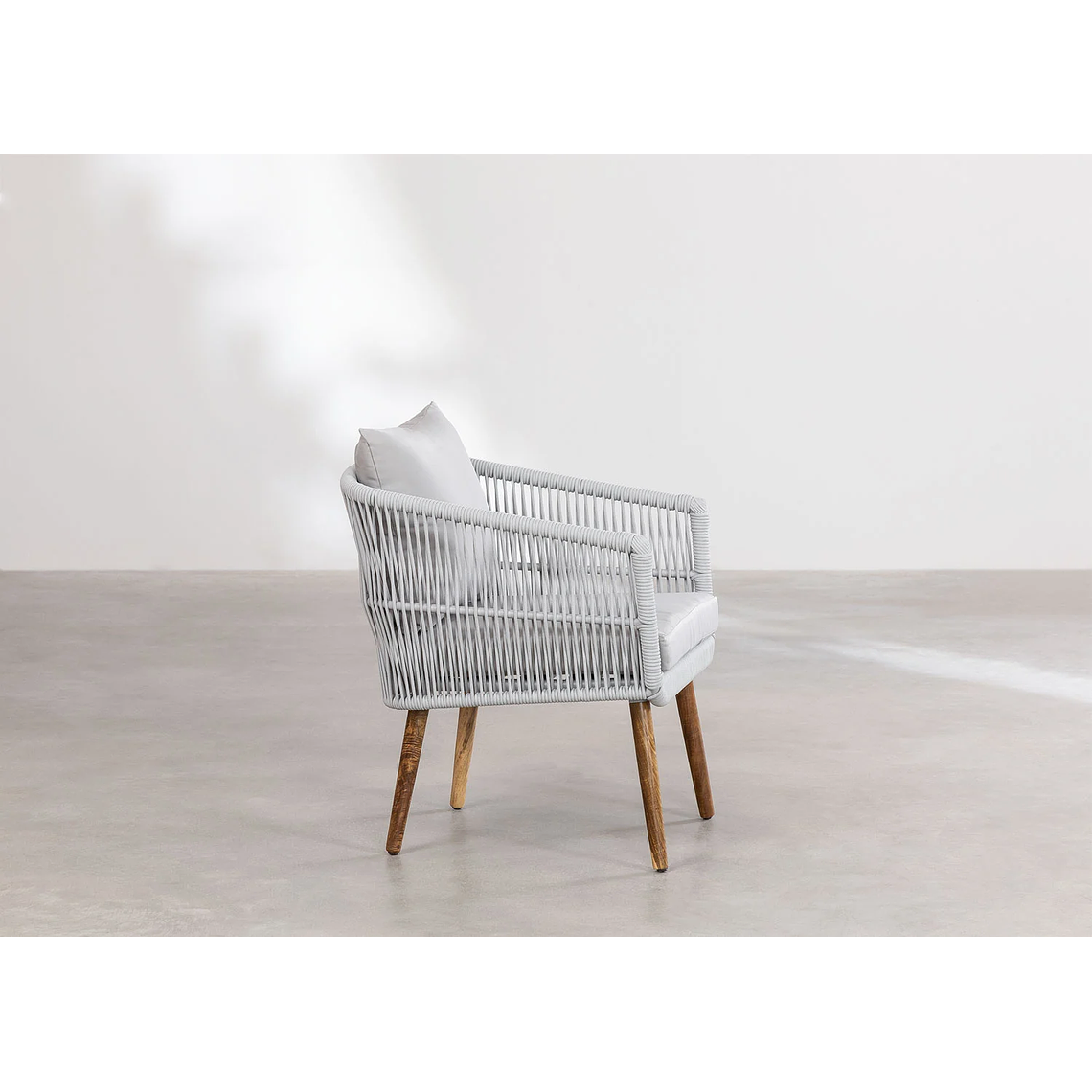 Terraza de Jardín 4 plazas Barker Style Gris 9