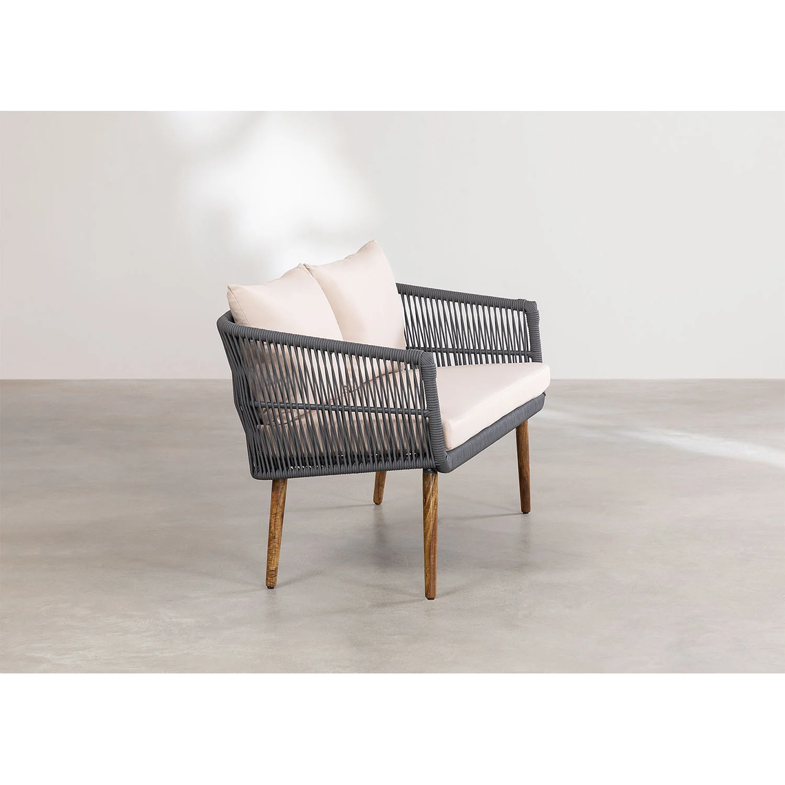 Terraza de Jardín 4 plazas Barker Style Gris Army  4