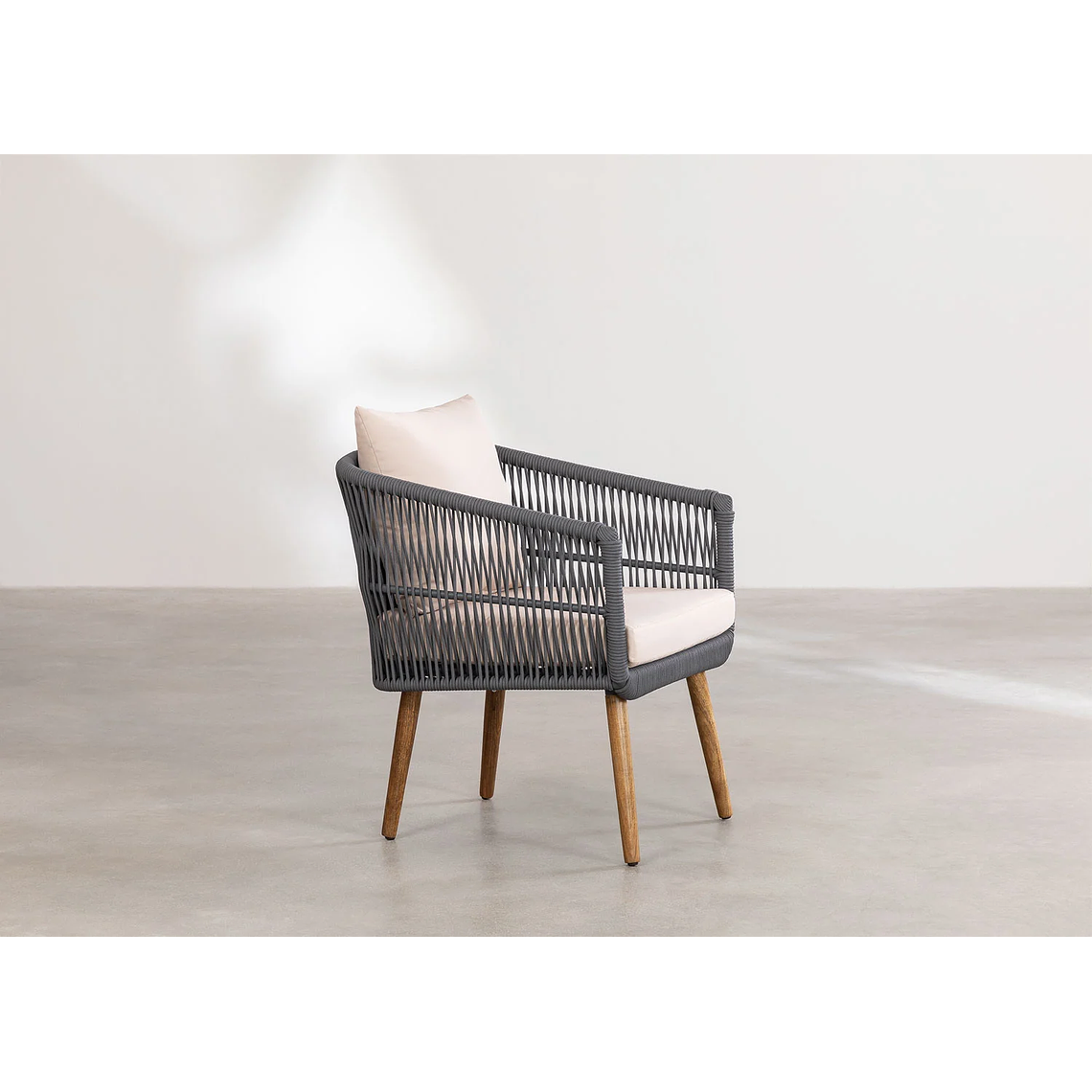 Terraza de Jardín 4 plazas Barker Style Gris Army  7