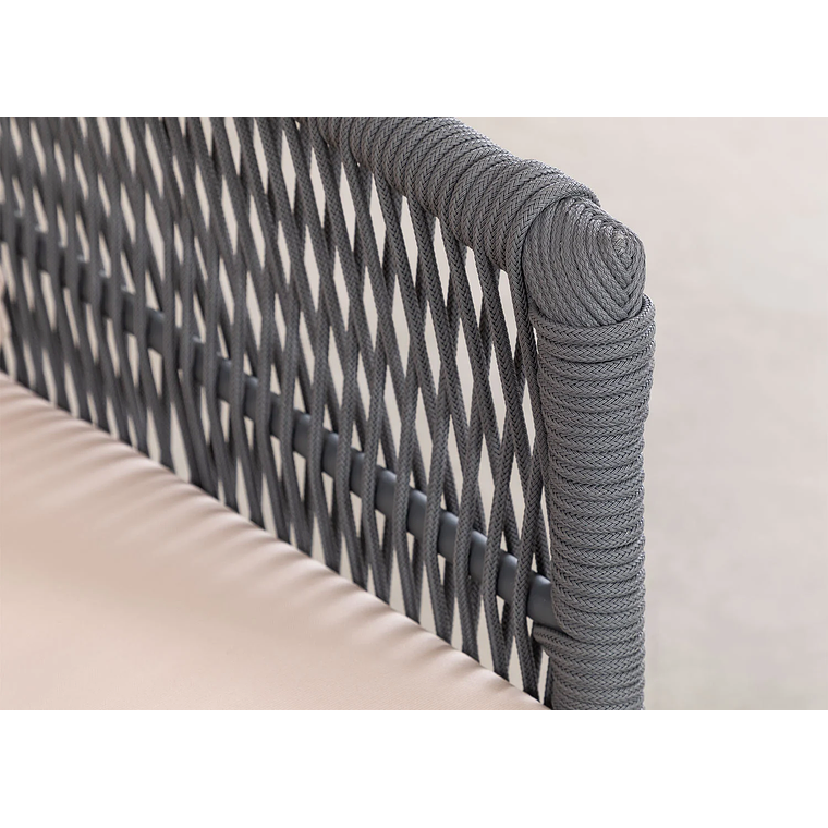 Terraza de Jardín 4 plazas Barker Style Gris Army  9