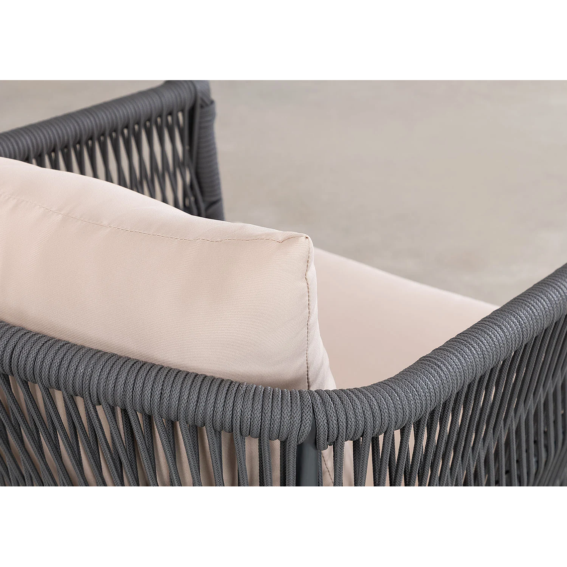 Terraza de Jardín 4 plazas Barker Style Gris Army  10