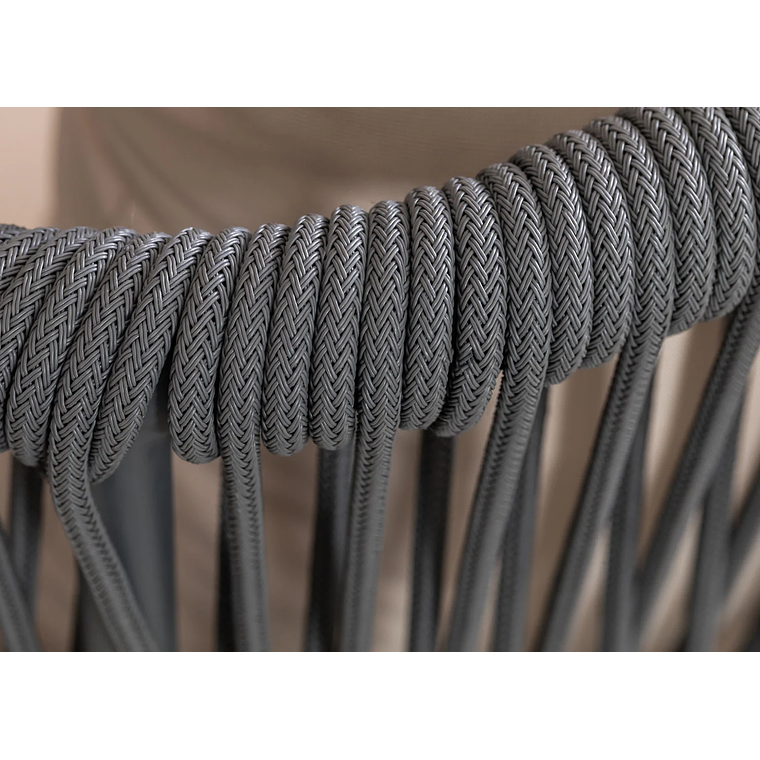 Terraza de Jardín 4 plazas Barker Style Gris Army  12