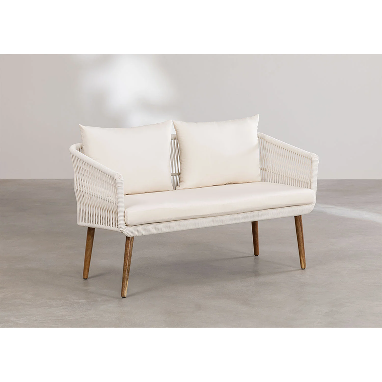 Terraza de Jardín 4 plazas Barker Style Blanco Gardenia 3