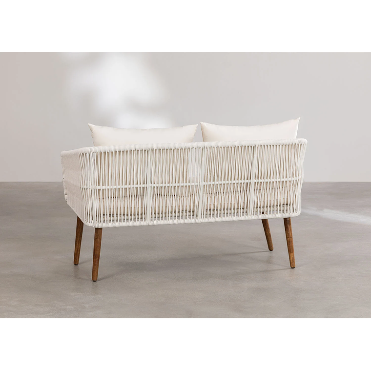 Terraza de Jardín 4 plazas Barker Style Blanco Gardenia 5