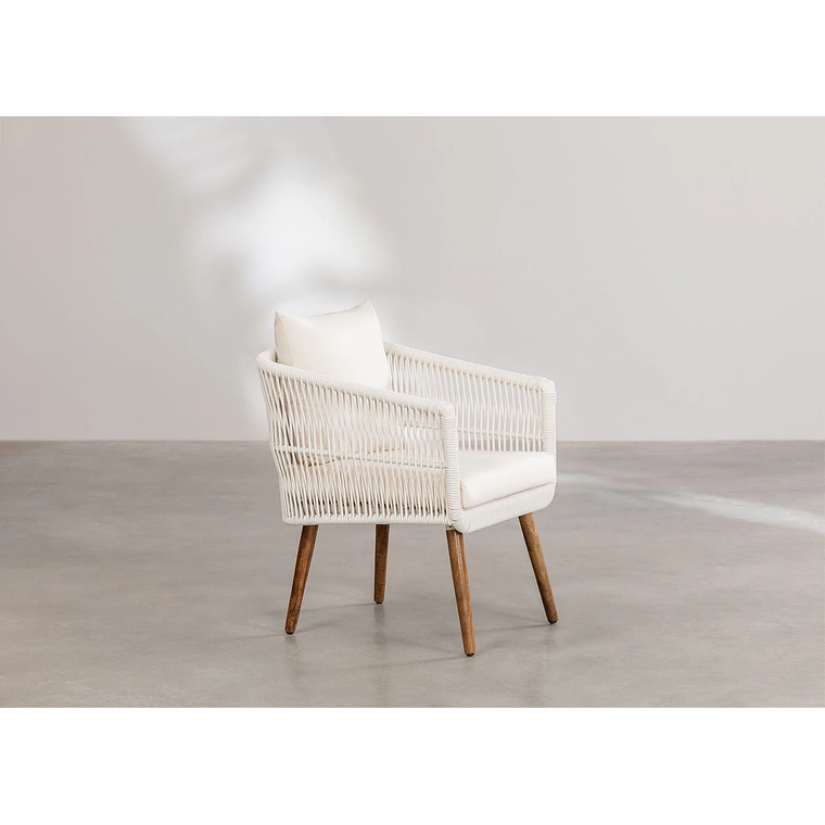 Terraza de Jardín 4 plazas Barker Style Blanco Gardenia 9