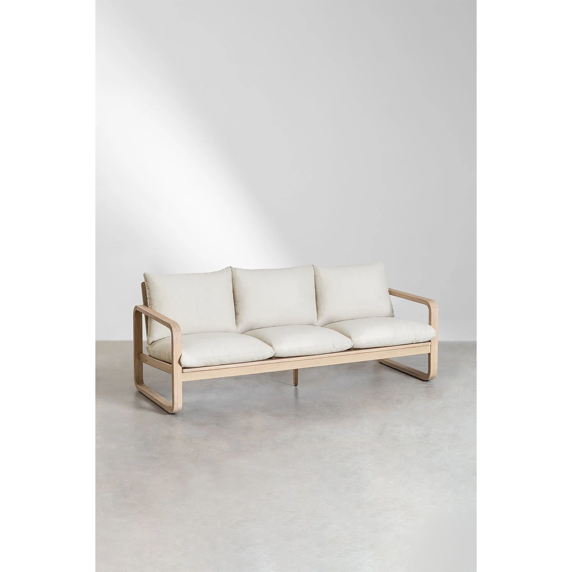 Terraza con Sofá de 3 Plazas y 2 Sillones en Madera de Acacia Dunein 3