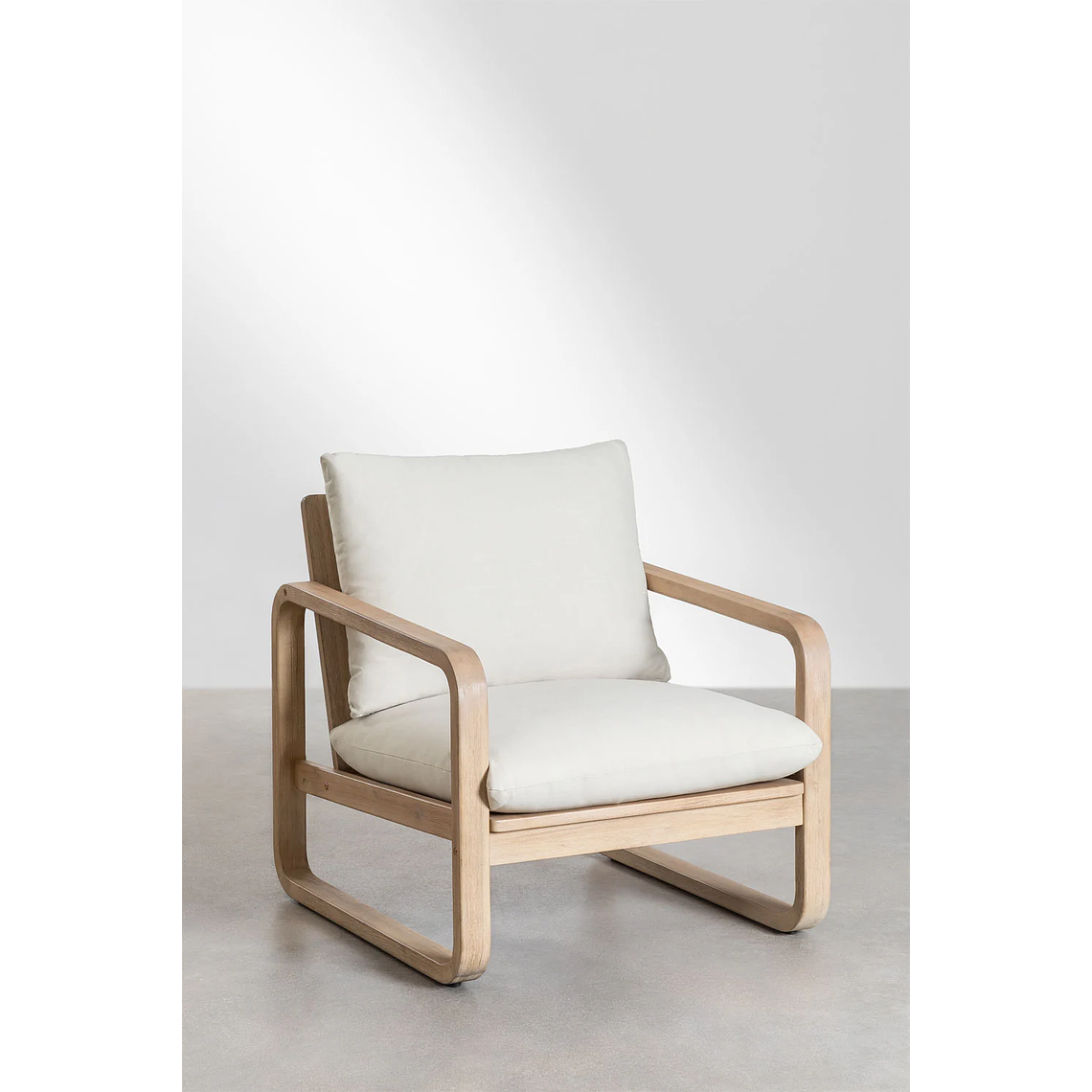 Terraza con Sofá de 3 Plazas y 2 Sillones en Madera de Acacia Dunein 4