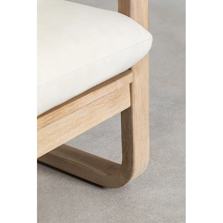 Terraza con Sofá de 3 Plazas y 2 Sillones en Madera de Acacia Dunein 7