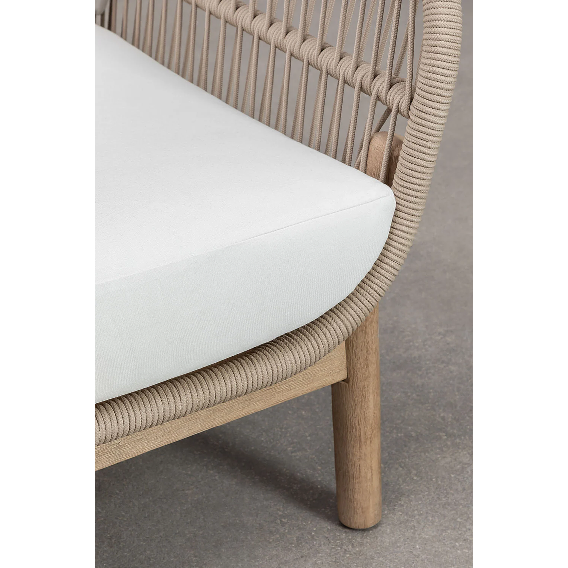 Terraza de Jardín 5 plazas en Aluminio y Madera de Acacia Karvia 8