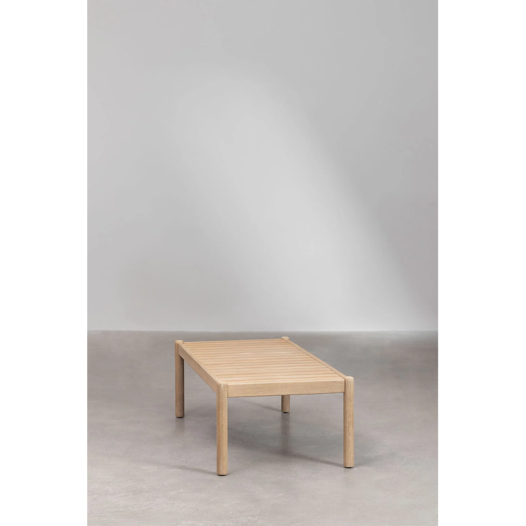 Terraza de Jardín 5 plazas en Aluminio y Madera de Acacia Karvia 10