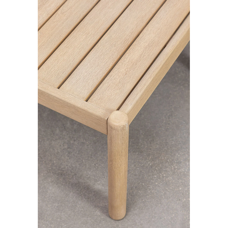 Terraza de Jardín 5 plazas en Aluminio y Madera de Acacia Karvia 11