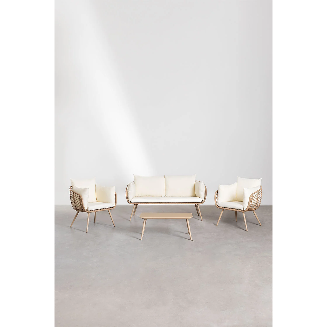 Terraza de jardín 5 plazas Beocka 1