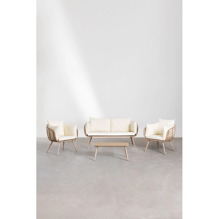 Terraza de jardín 5 plazas Beocka 1