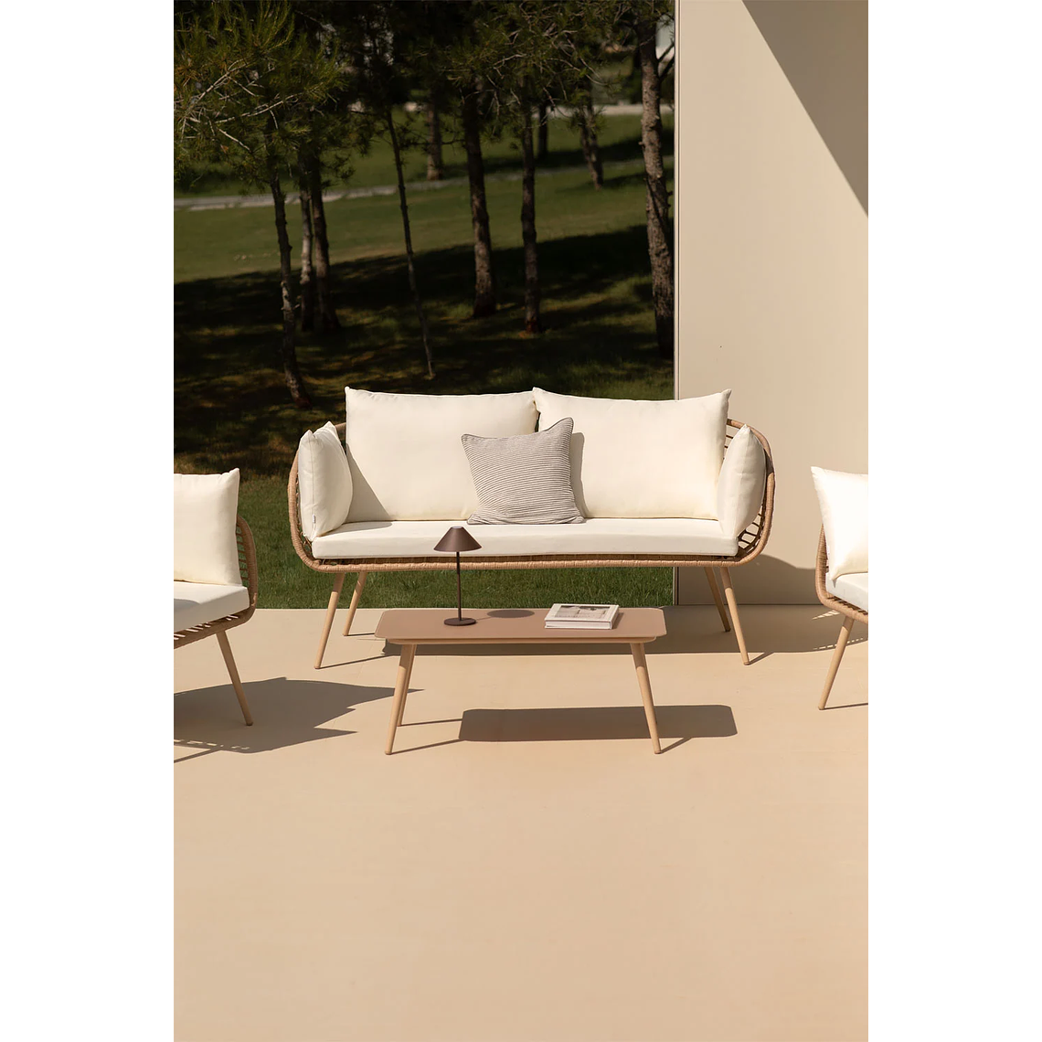 Terraza de jardín 5 plazas Beocka 2