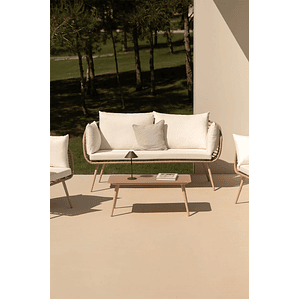 Terraza de jardín 5 plazas Beocka