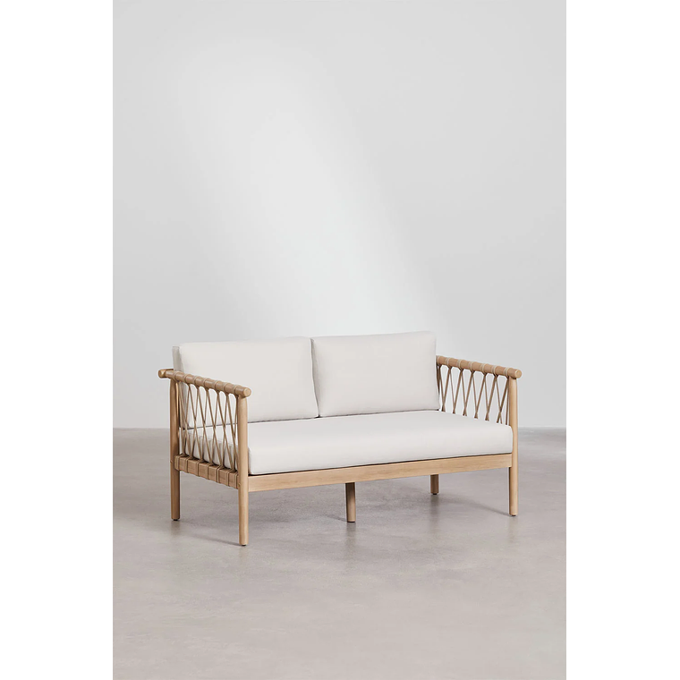 Terraza de jardín en madera de acacia Bizerta 3