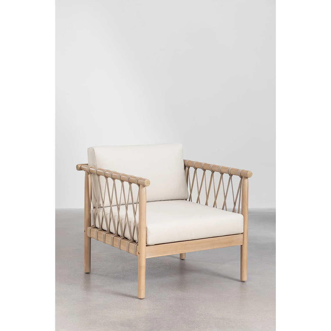 Terraza de jardín en madera de acacia Bizerta 6