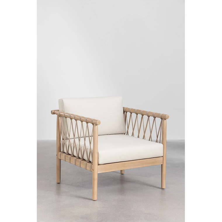 Terraza de jardín en madera de acacia Bizerta 6