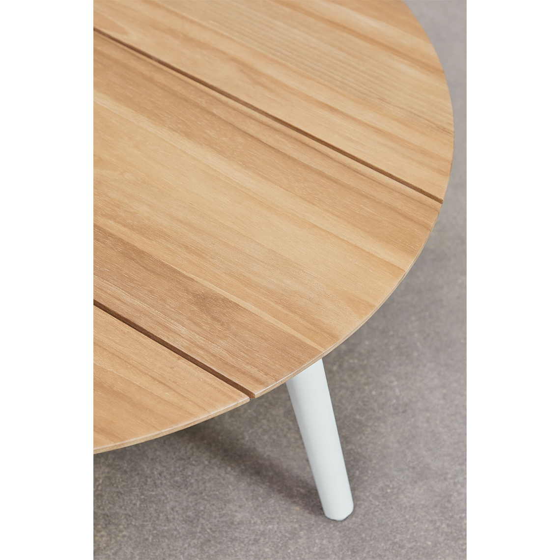 Terraza de Jardín 4 plazas en Madera de Teca y Aluminio Salbury 10