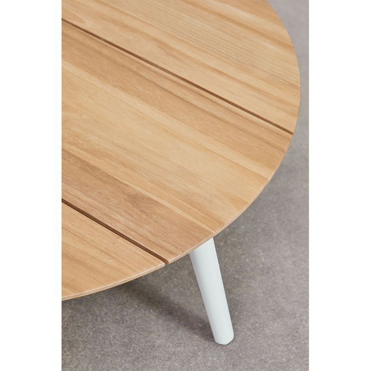 Terraza de Jardín 4 plazas en Madera de Teca y Aluminio Salbury 10