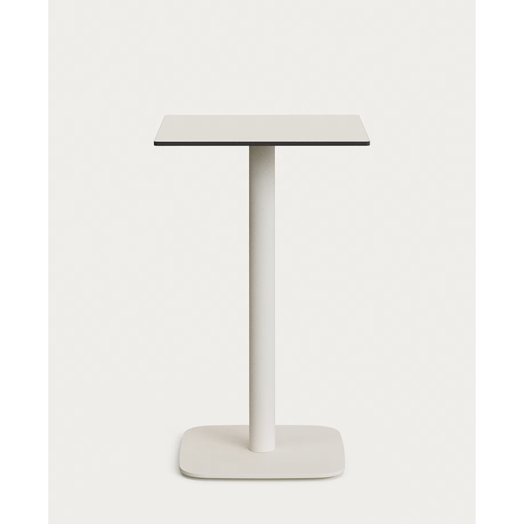Mesa de bar 60 x 60 cm Tiaret blanco DINA 1